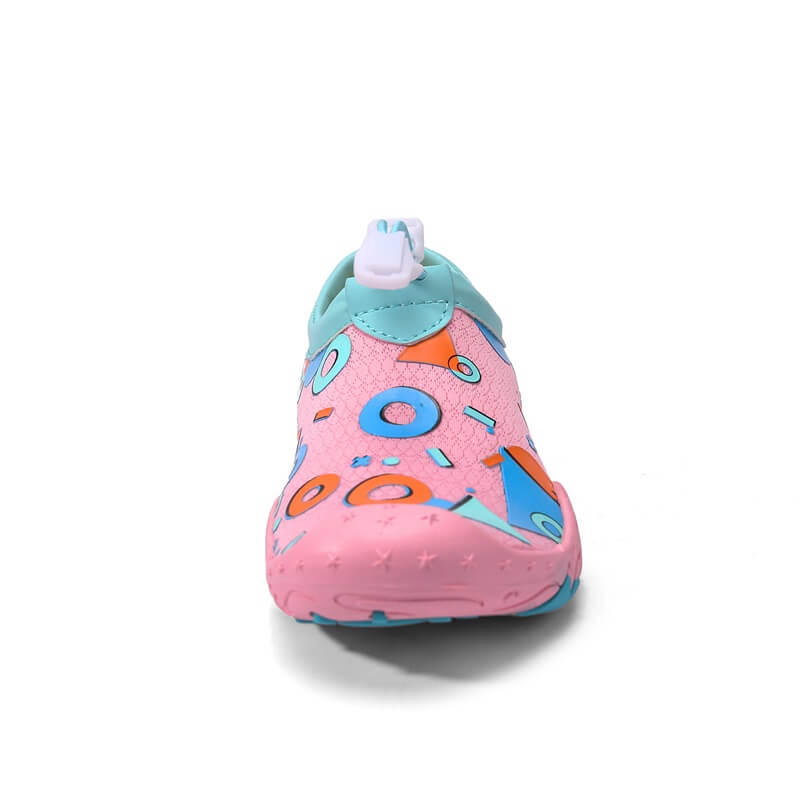 Chaussures de plage enfant de couleur rose de marque Aquashoes