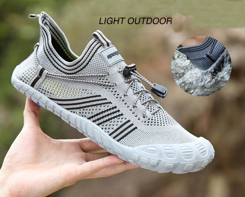 Présentation de la chaussure aquatique Sport-X gris de chez Aquashoes