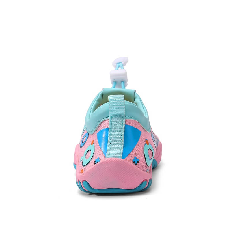 Chaussures de plage enfant de couleur rose de marque Aquashoes