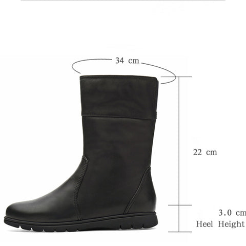 Stiefel bis zur Wade