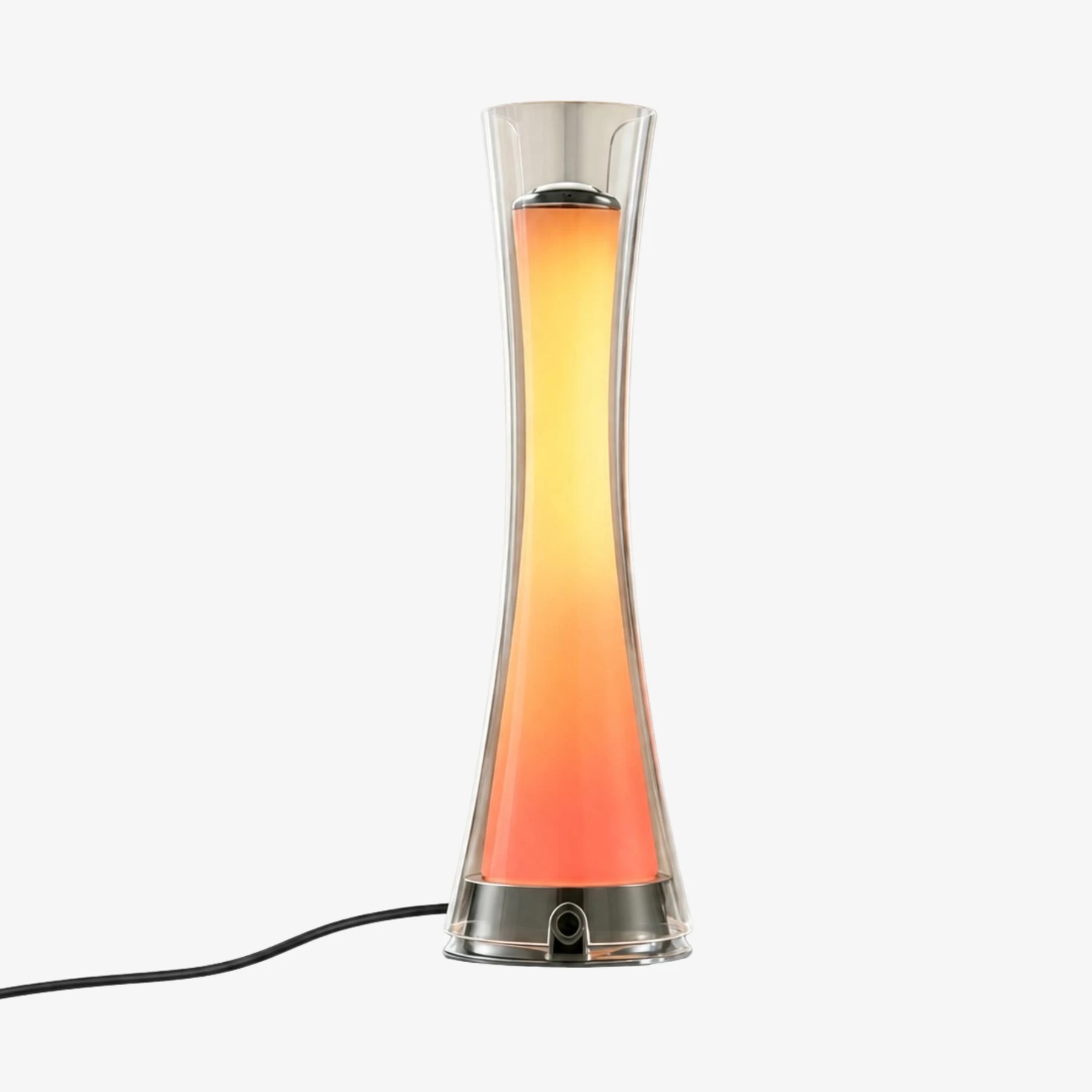 Lampe de table à dégradé jaune chaud
