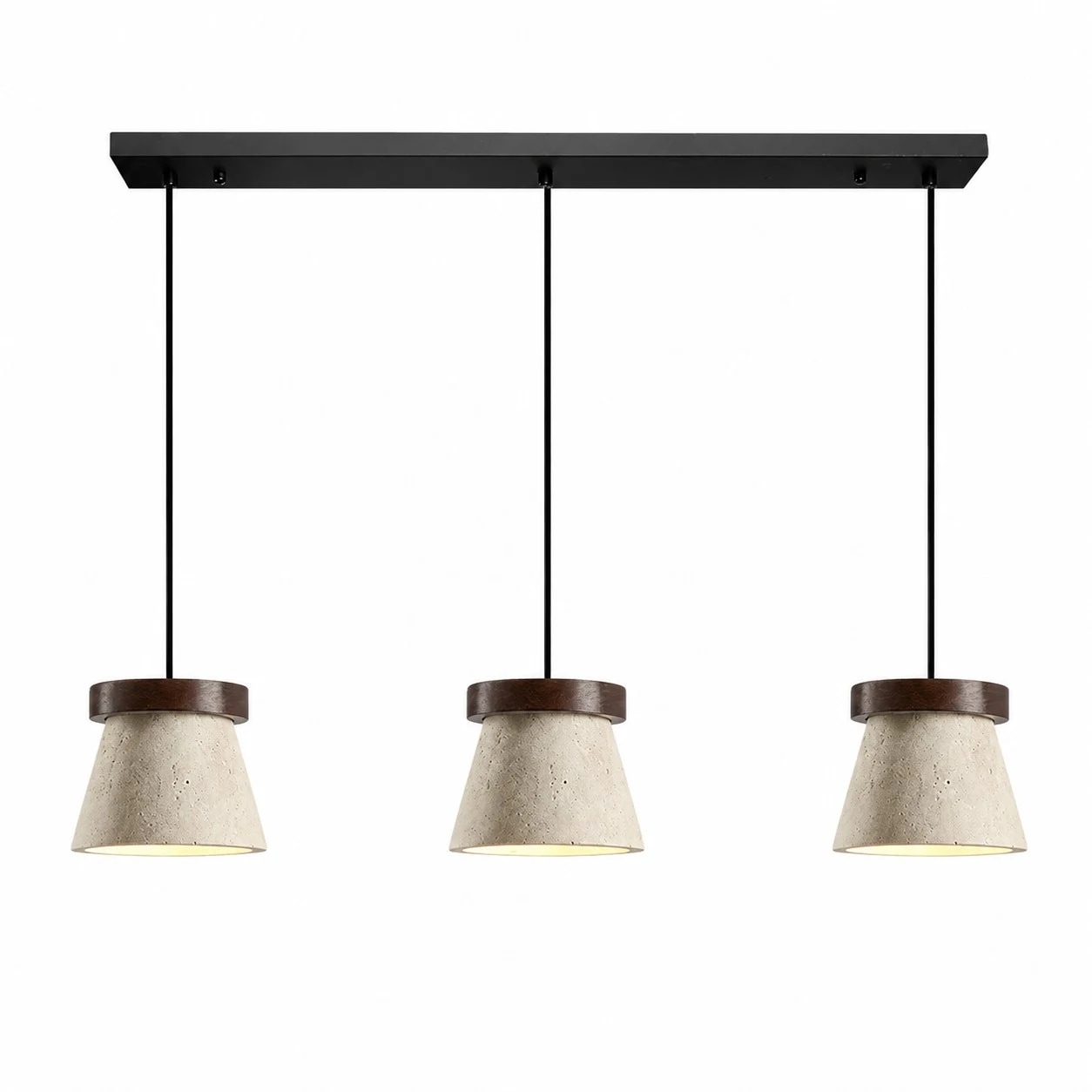 Three-light linear pendant view