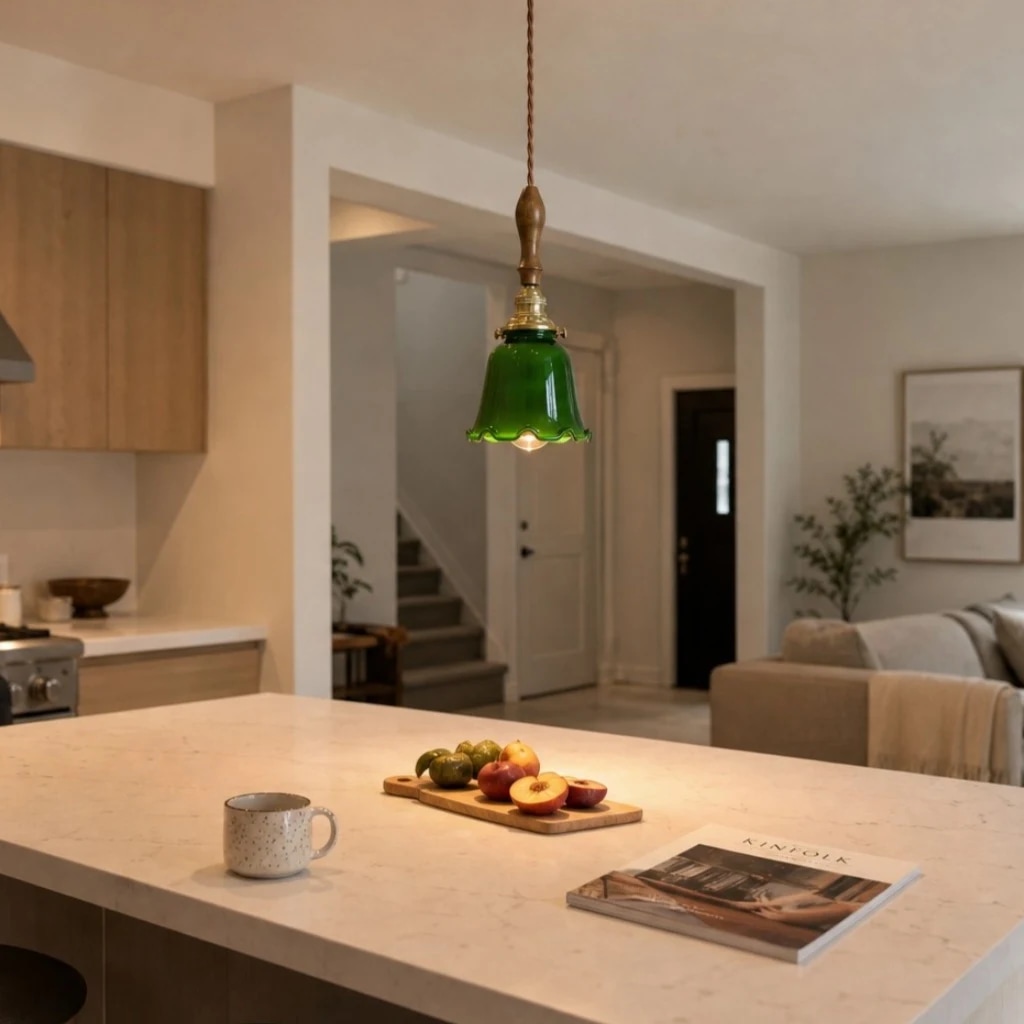 Chambres façonnées par du verre vert 4
