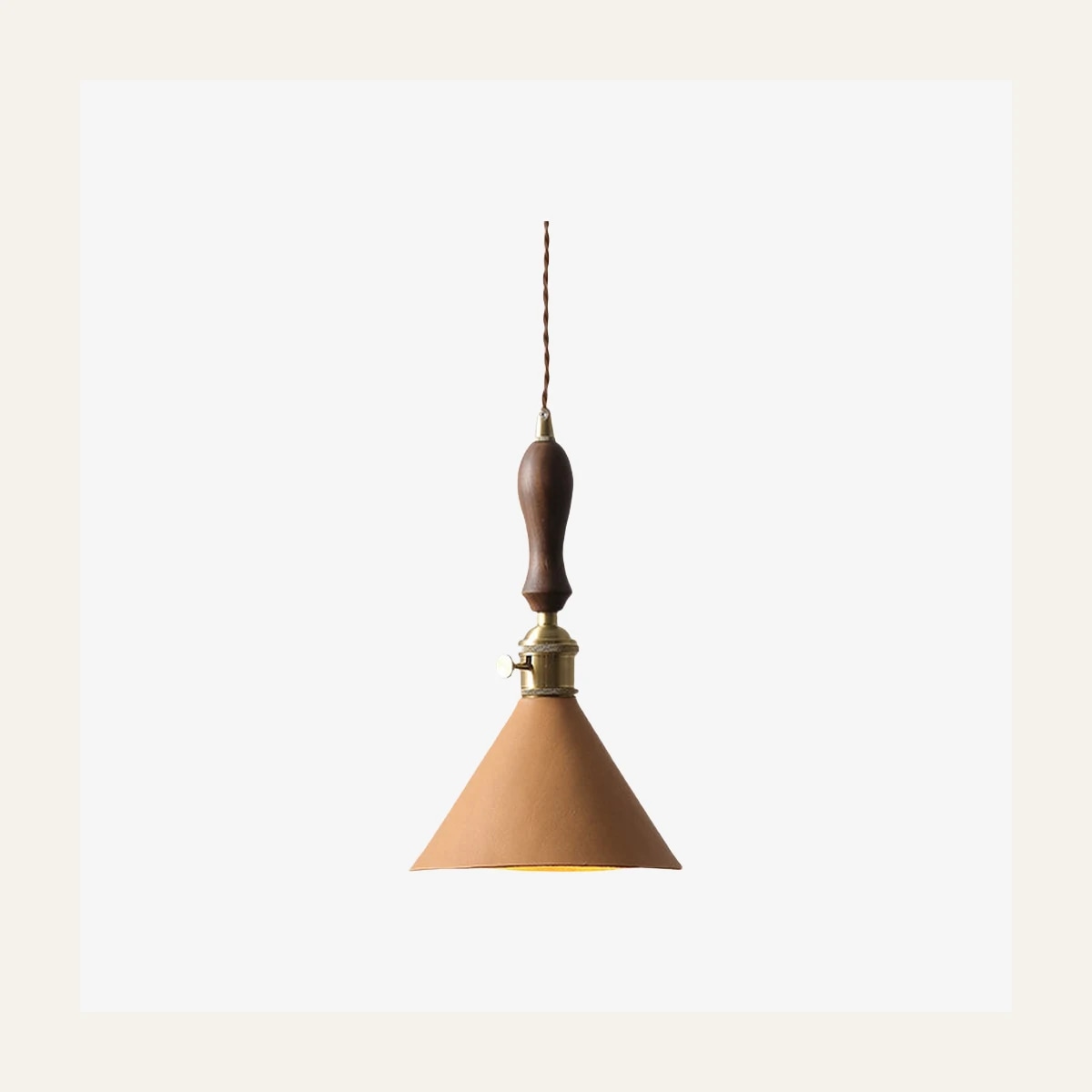 Suspension en cuir de couleur primaire Style A