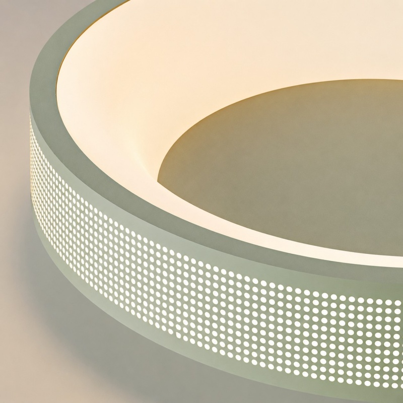 Plafonnier encastré Woven Halo avec détail de bord incliné