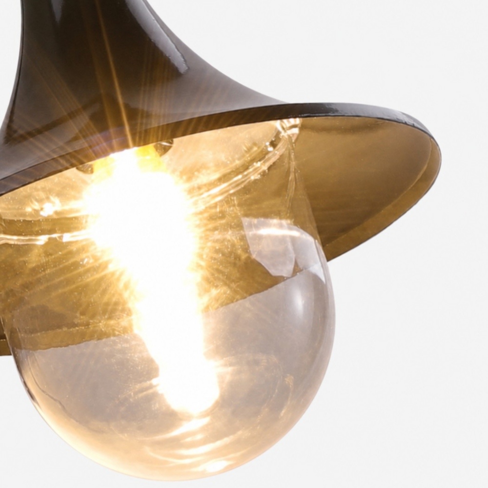 Warm bulb and shade detail