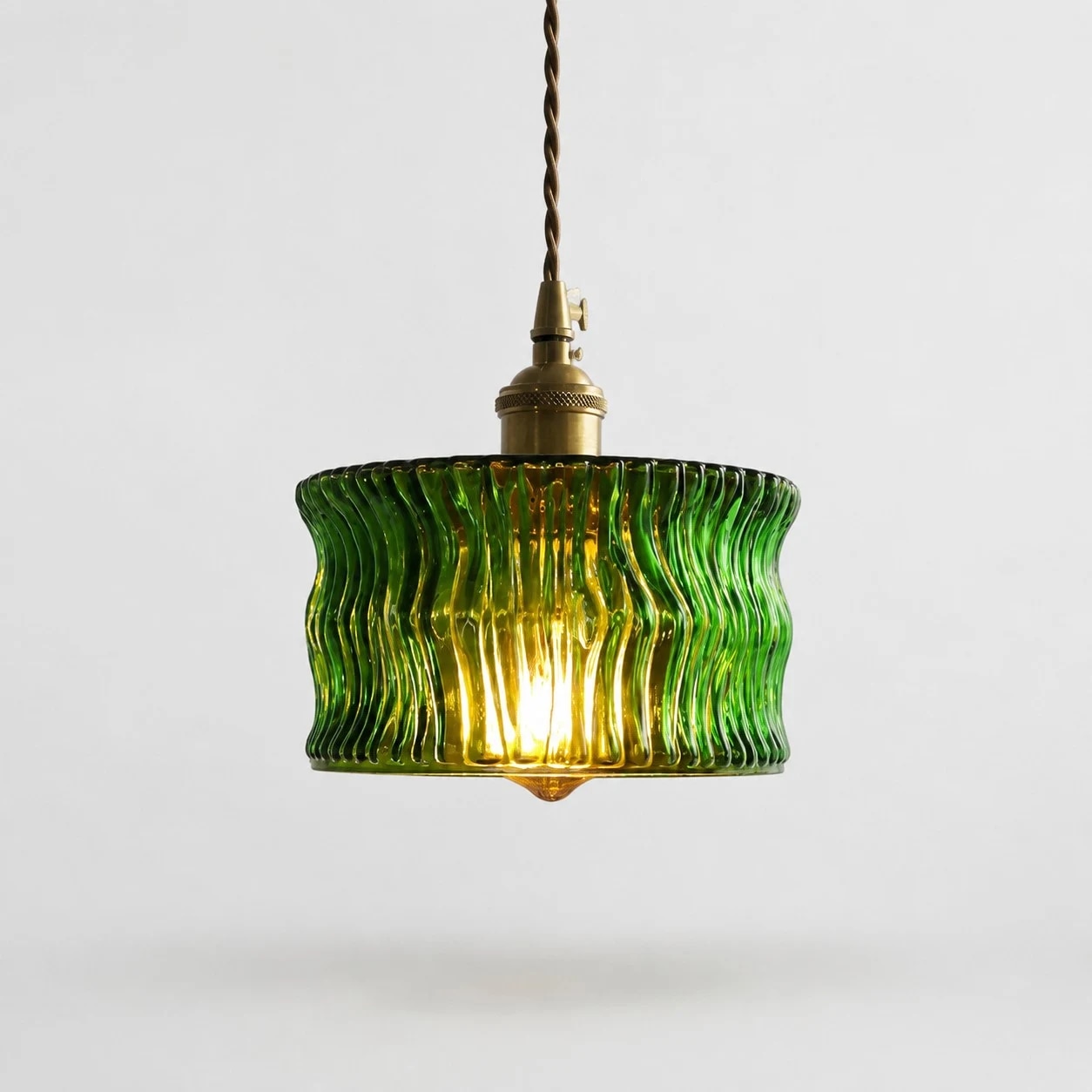 variante de suspension en verre vert