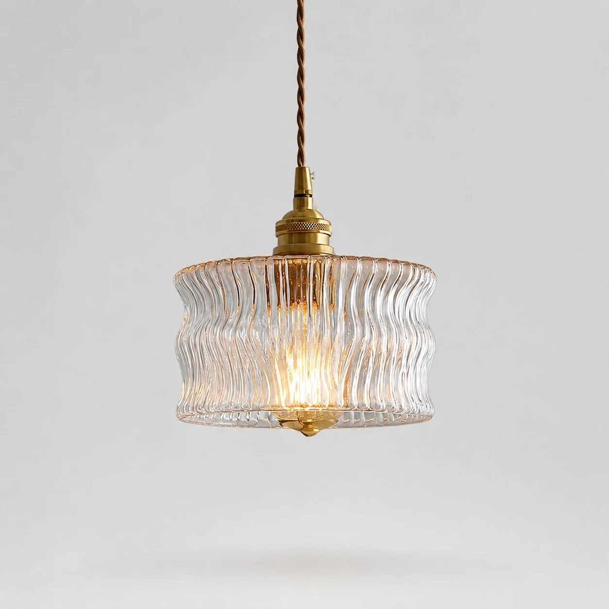 variante de suspension en verre transparent