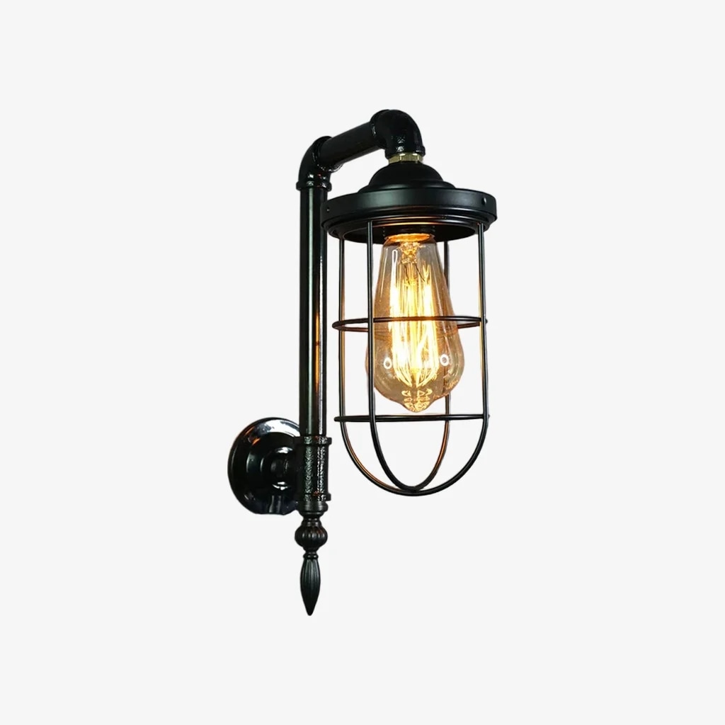 Lampe unique - Noire