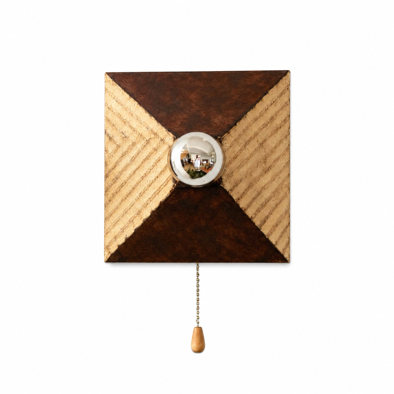Marron Beige Carré Clair