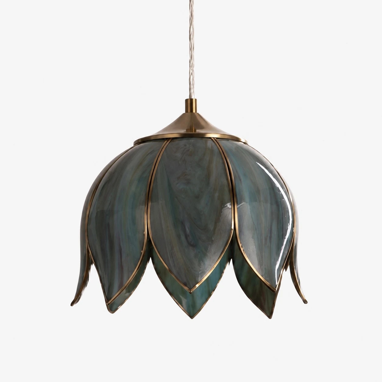 Suspension en verre irisé Style A