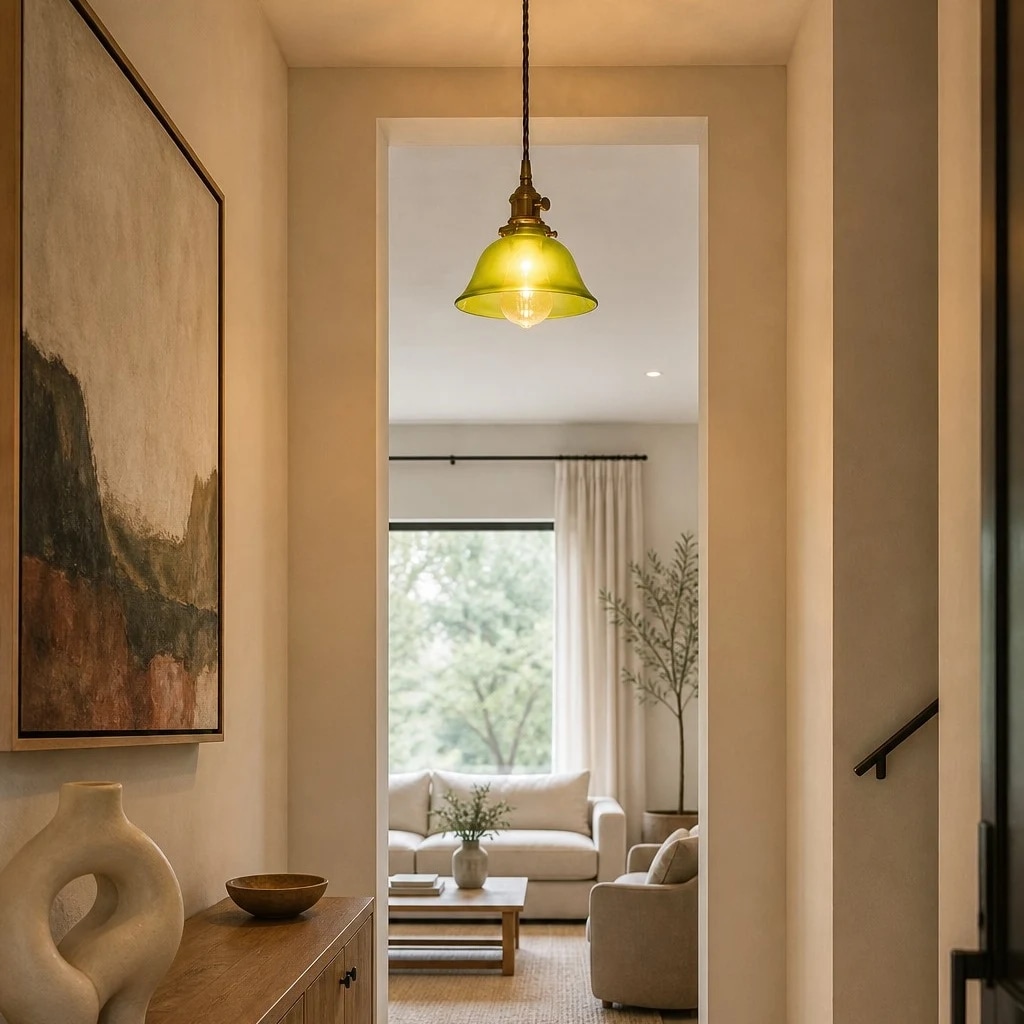 Chambres façonnées par du verre vert 3