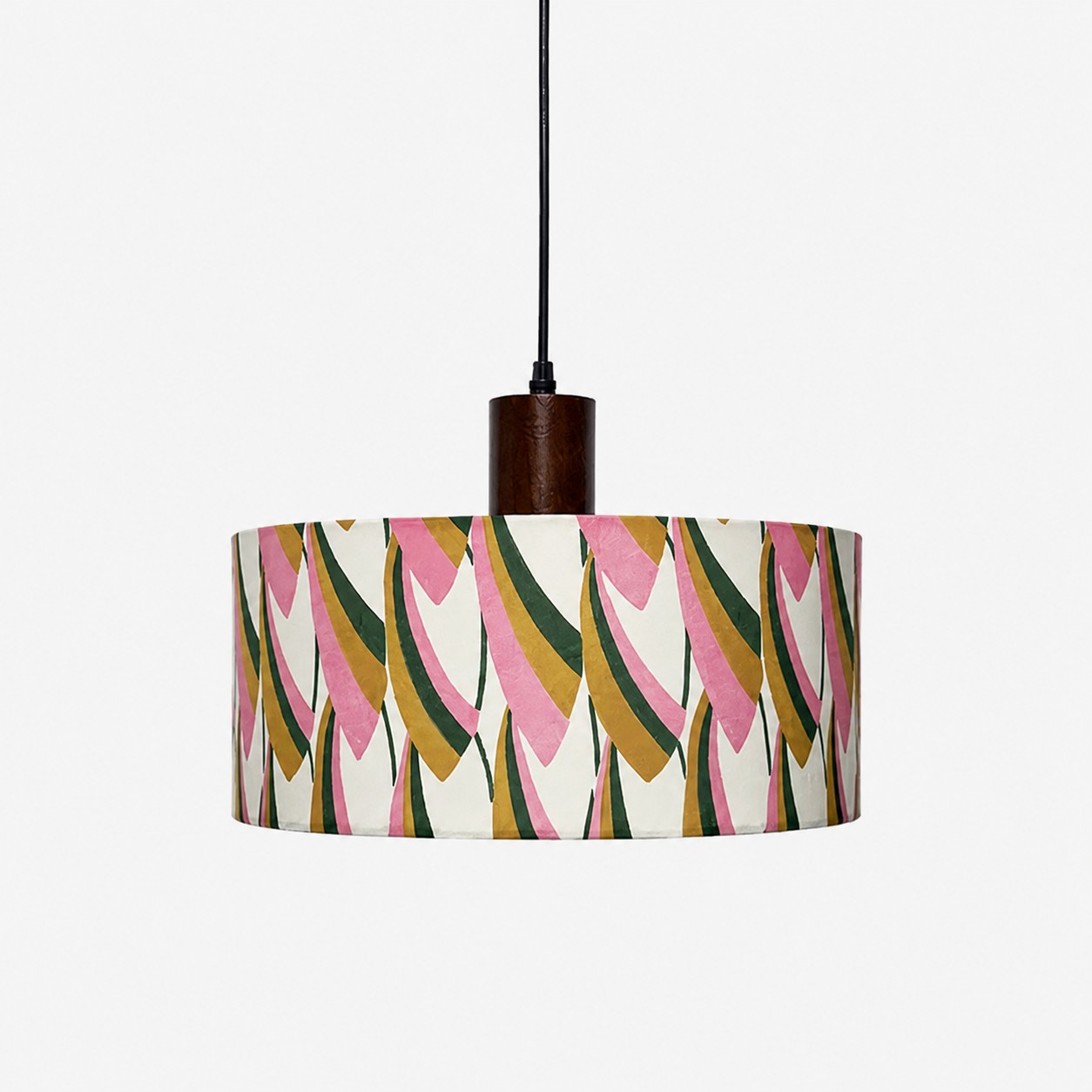 Pendentif tambour en tissu Pastel Wave