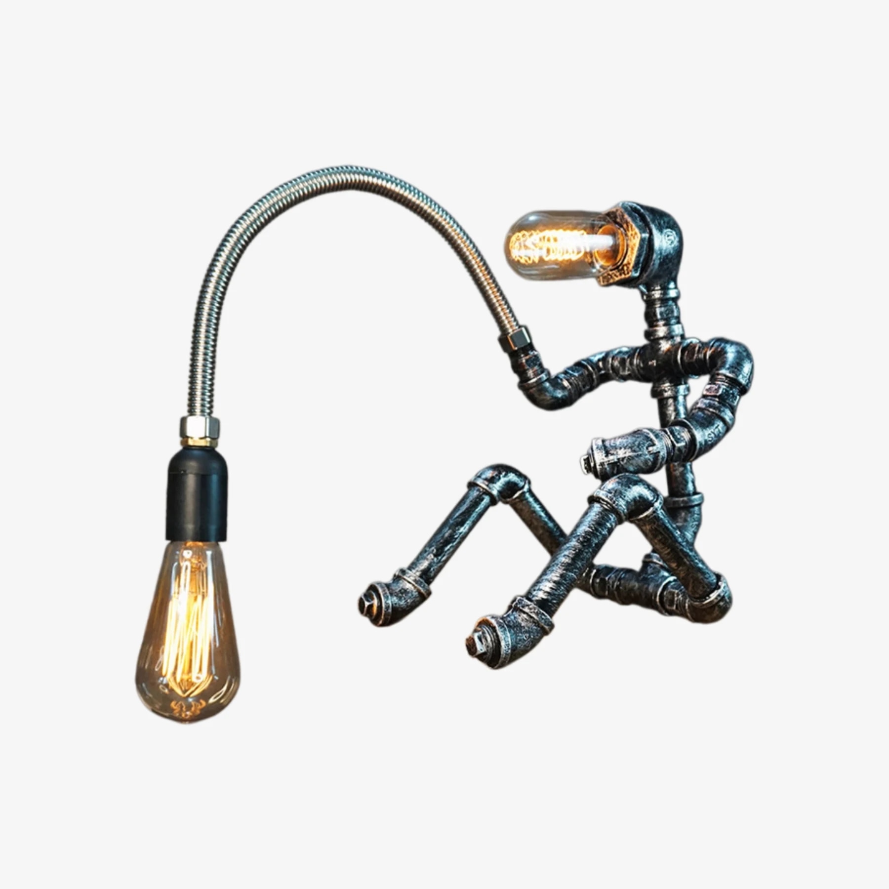 Lámpara de mesa industrial retro estilo Jiang Jiang