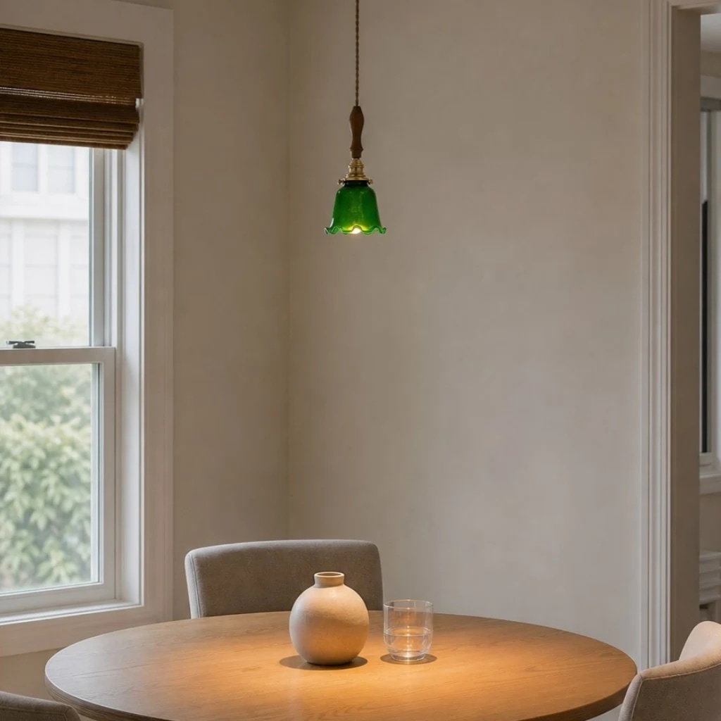 Chambres façonnées par du verre vert 1