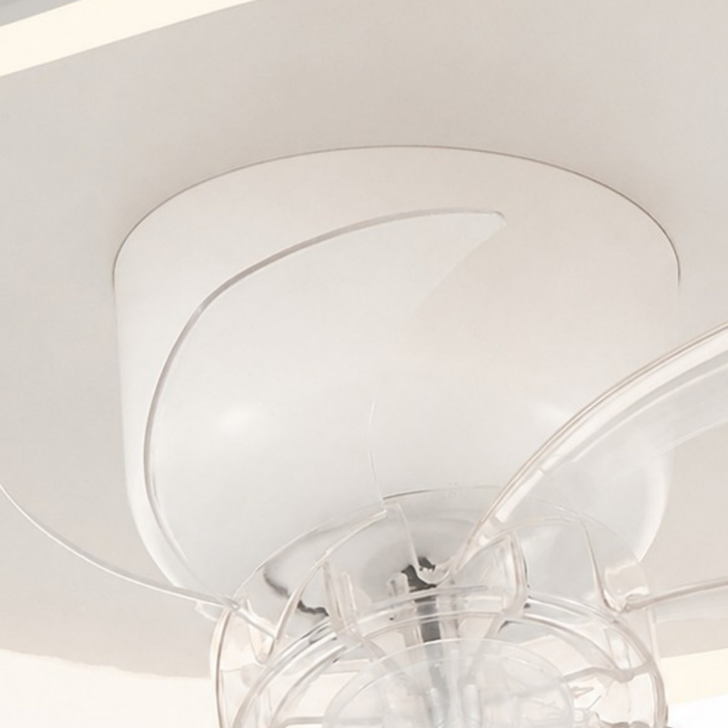 Flache, deckenmontierte Ventilatorleuchte