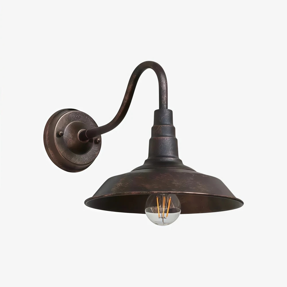 Antique finish Solenvo wall lamp