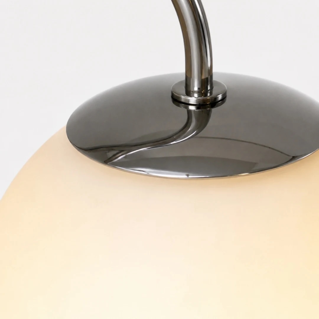 Bauhaus Chrome Swing Arm Wall Lamp