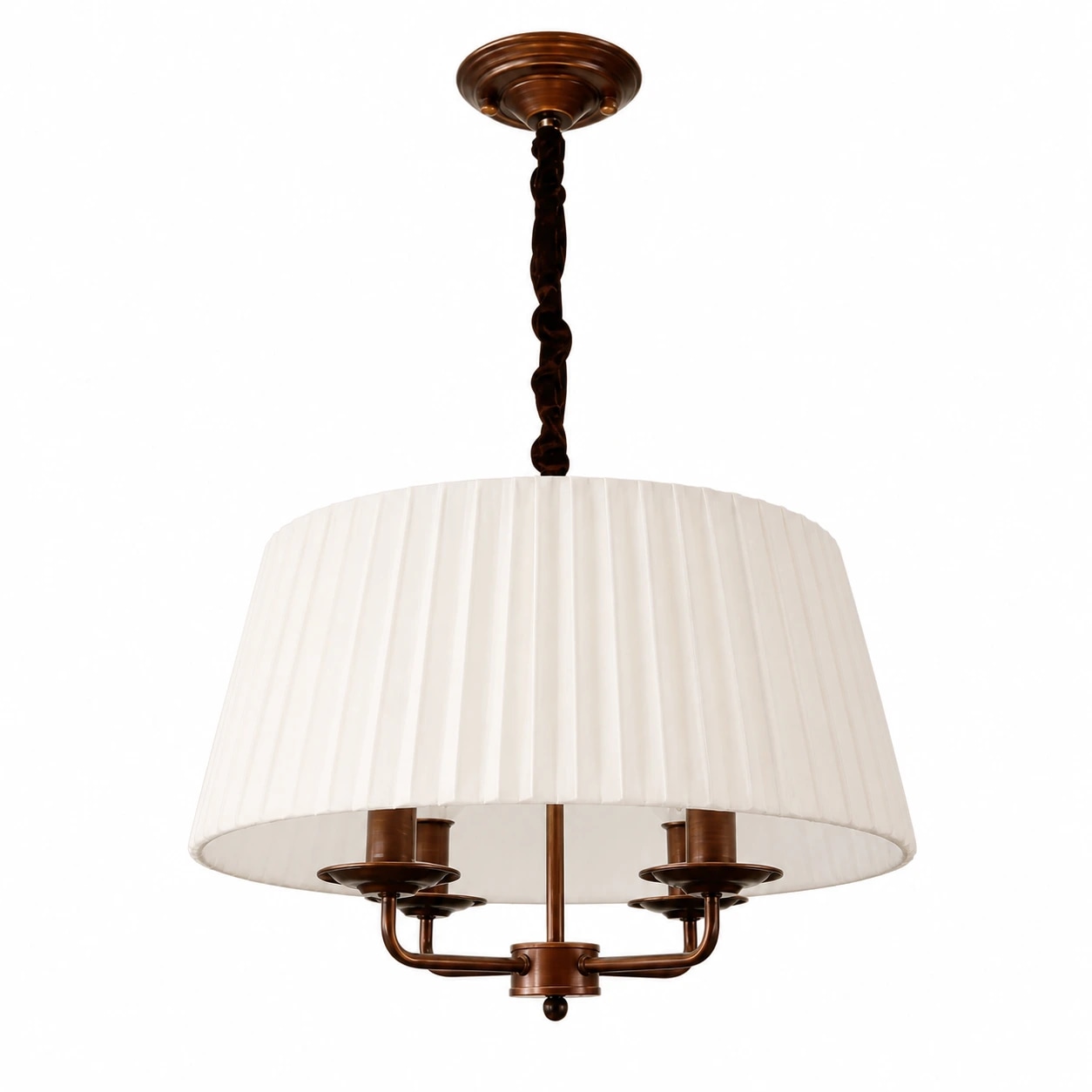 Lustre Tela finition brun café