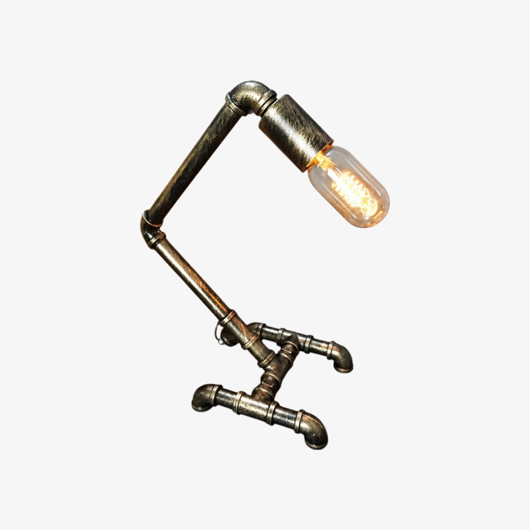 Lámpara de mesa industrial retro estilo Ora