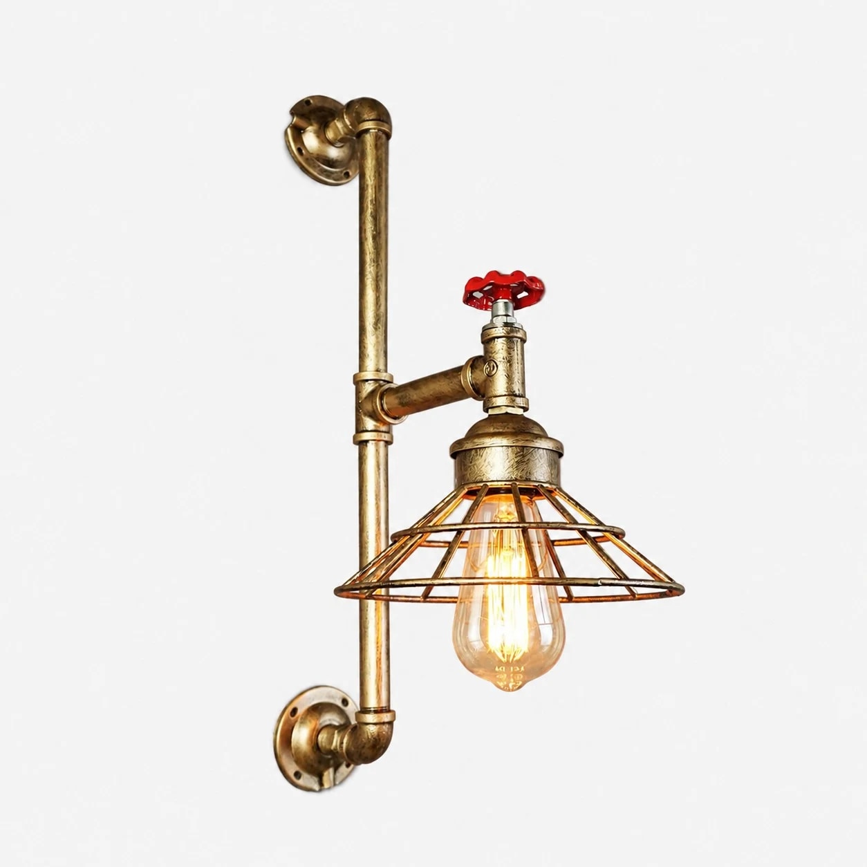 Style B en laiton antique