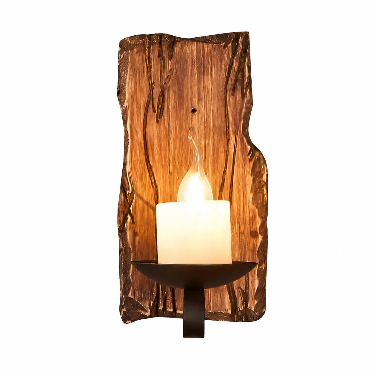 Opzione lampada da parete in stile industriale rustico