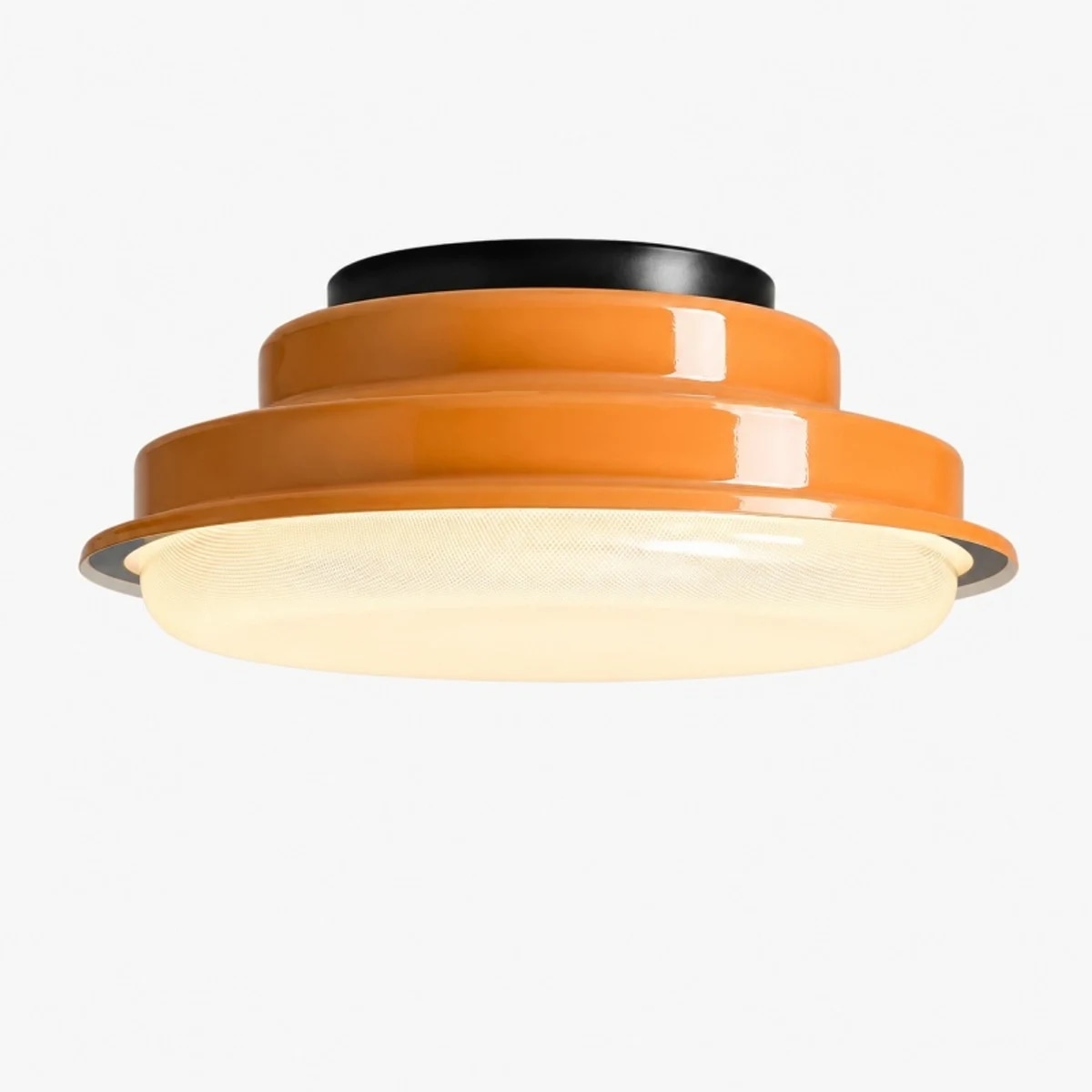 Plafoniera color giallo ambra da 45 cm (17,7 pollici) SKU immagine