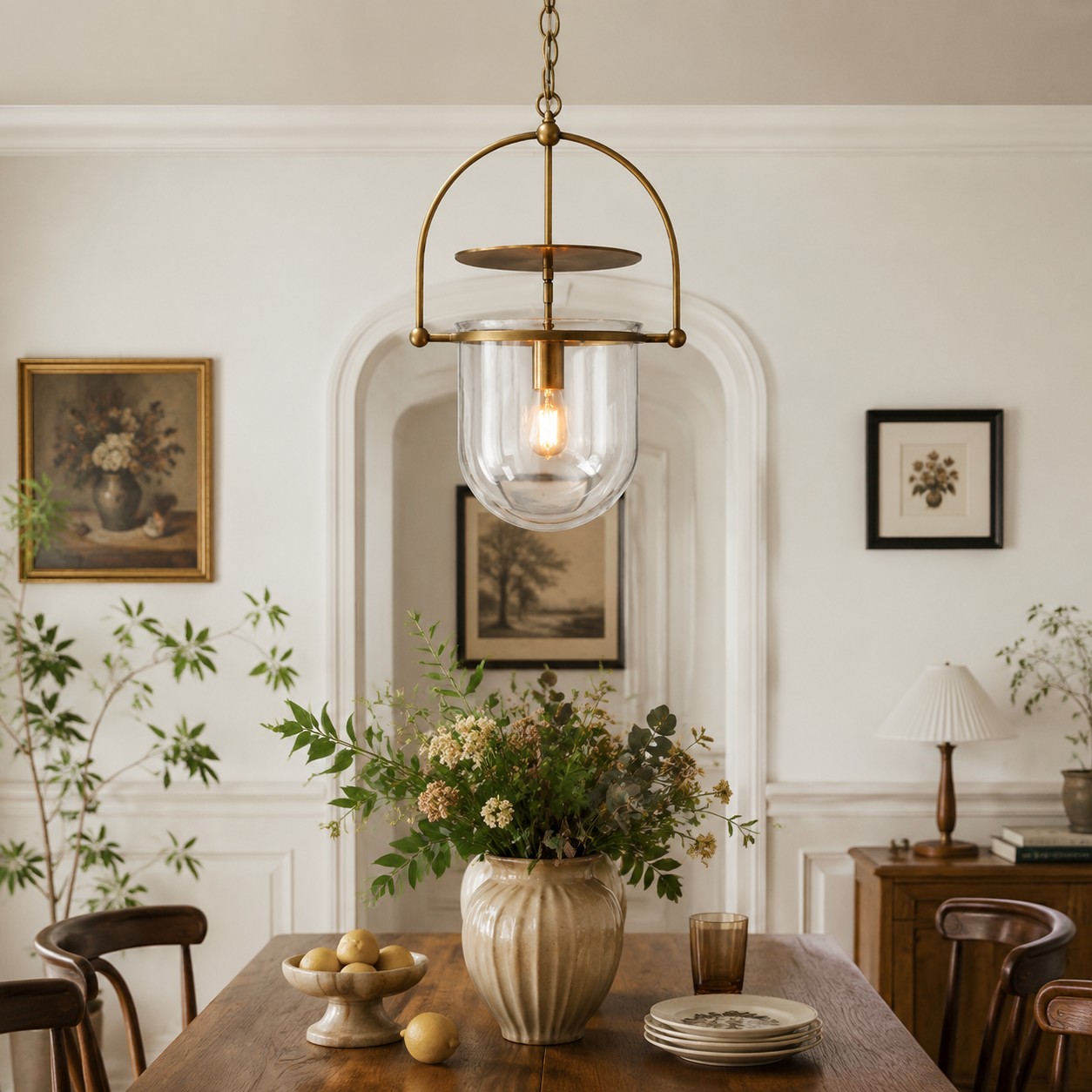 Un cálido toque vintage para el comedor, la entrada y la mesita de noche.