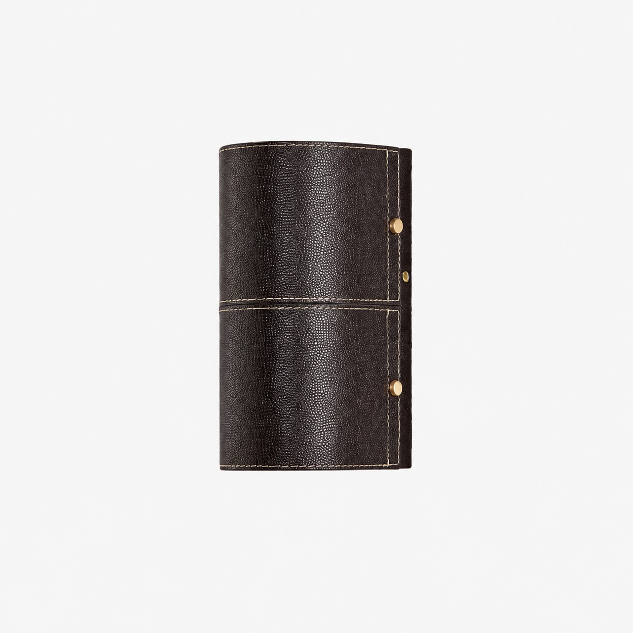 Dark brown leather wall sconce option