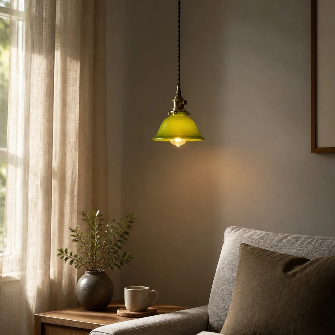 Chambres façonnées par du verre vert 2