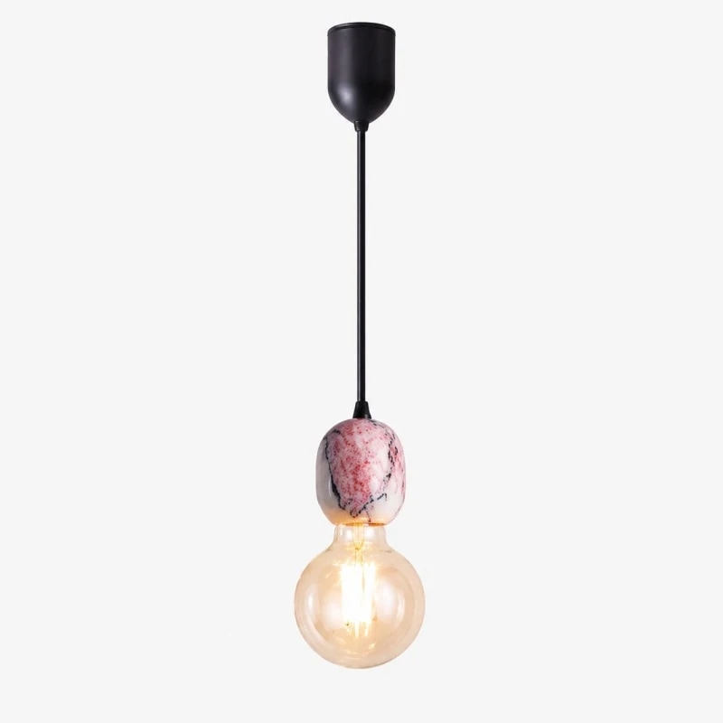Bulgari Purple Marble Pendant Light Adjustable
