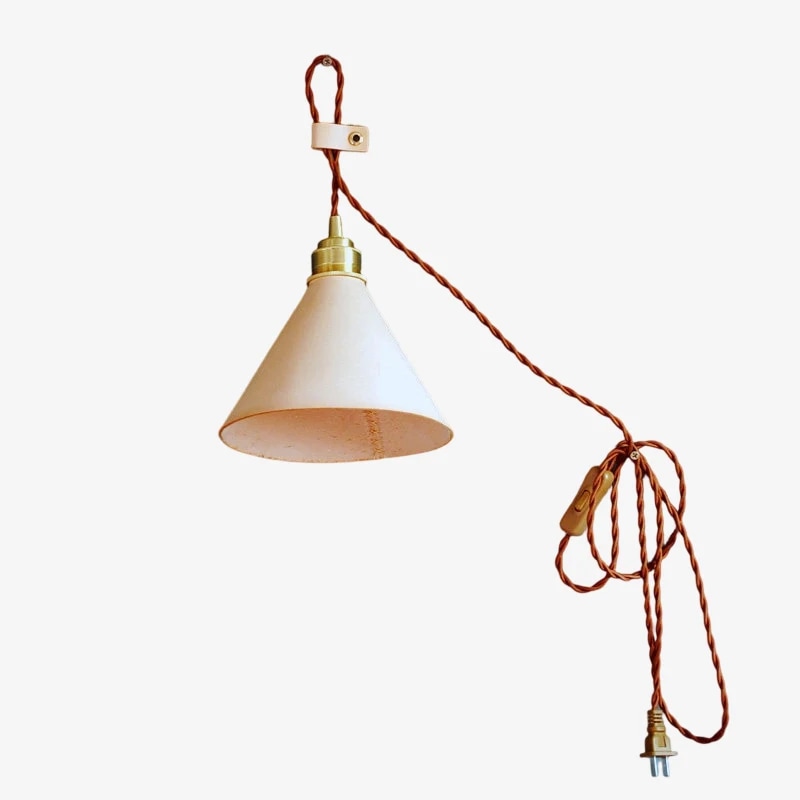 Enchufe natural sin base de pared