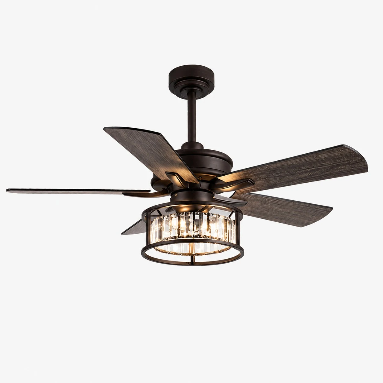 Jaula de cristal K9 negra / 107 cm / 42″
