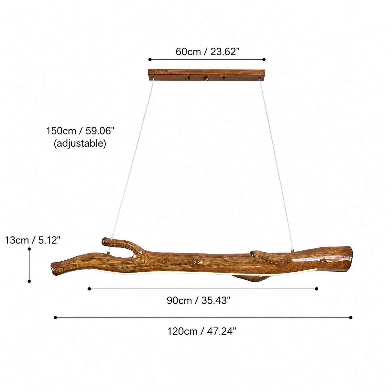 Diagram van 120 cm