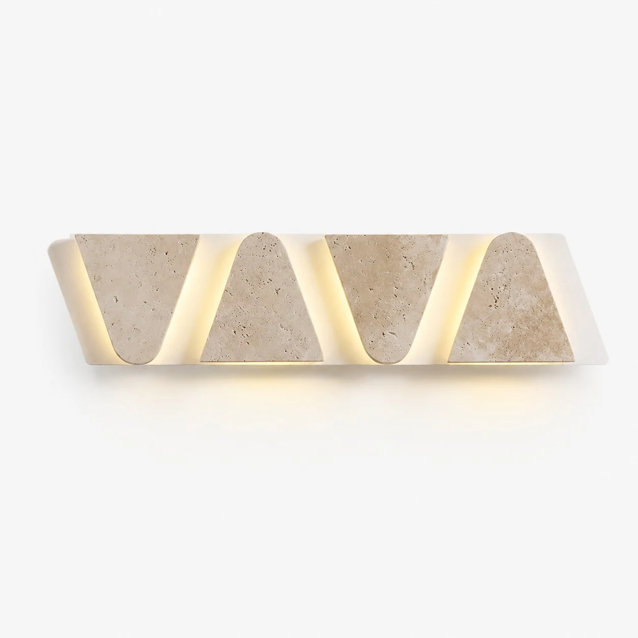 Travertine-texture multi-head wall sconce medium SKU