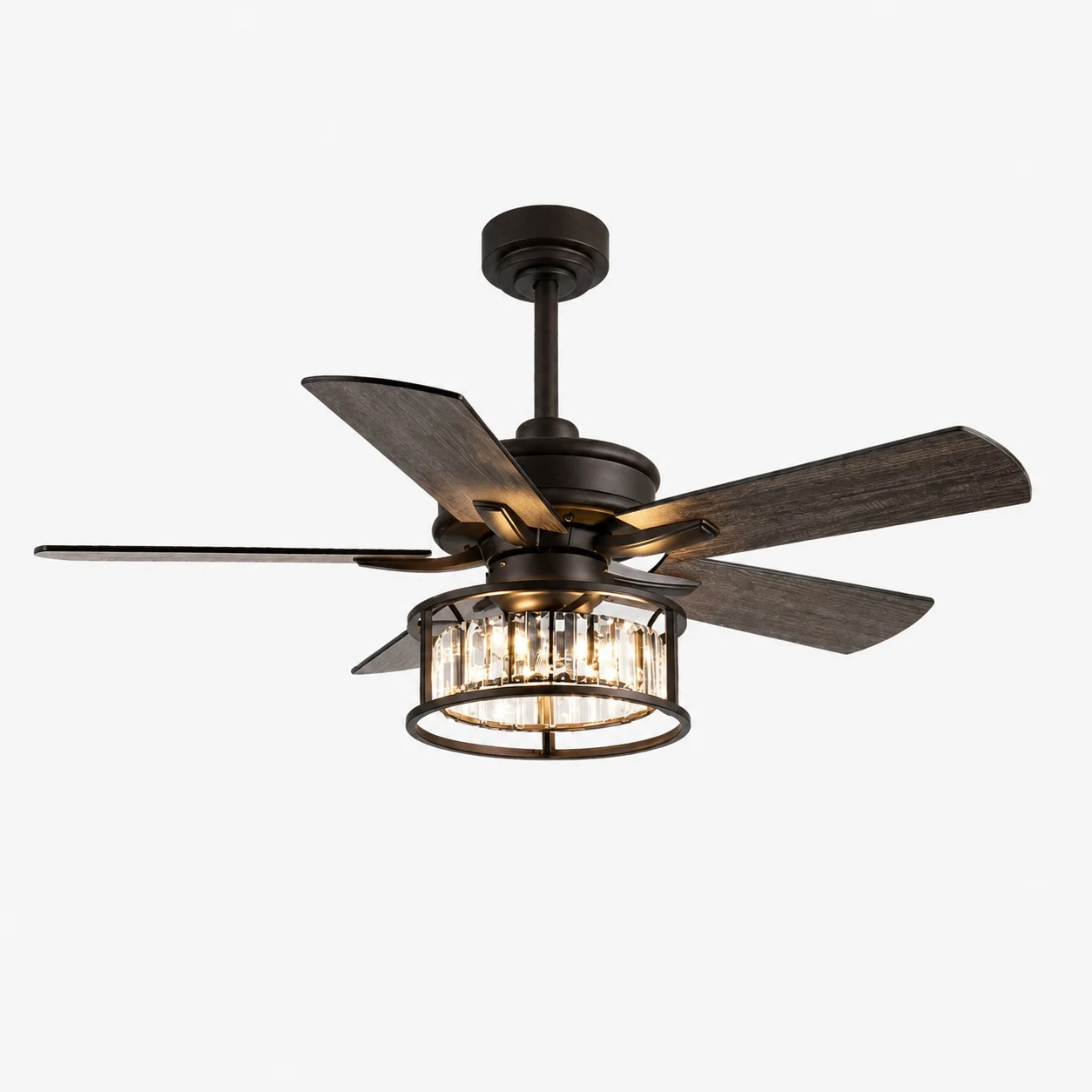 Jaula de cristal K9 negra / 132 cm / 52″
