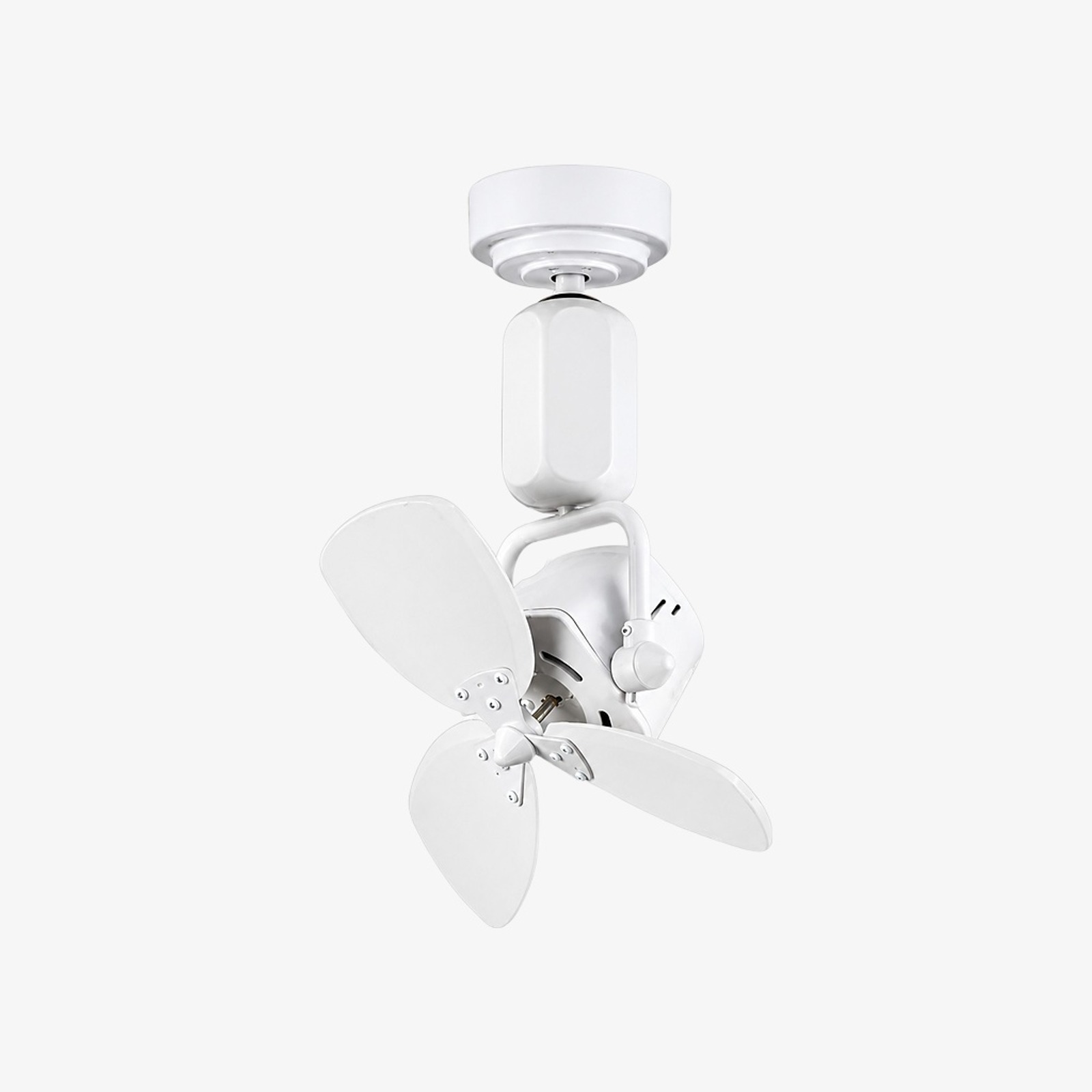 Ventilador compacto blanco estilo ventilador