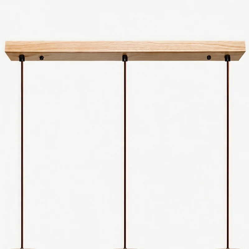 Detail für lineare Deckenleiste und Mehrfachkabelabstand