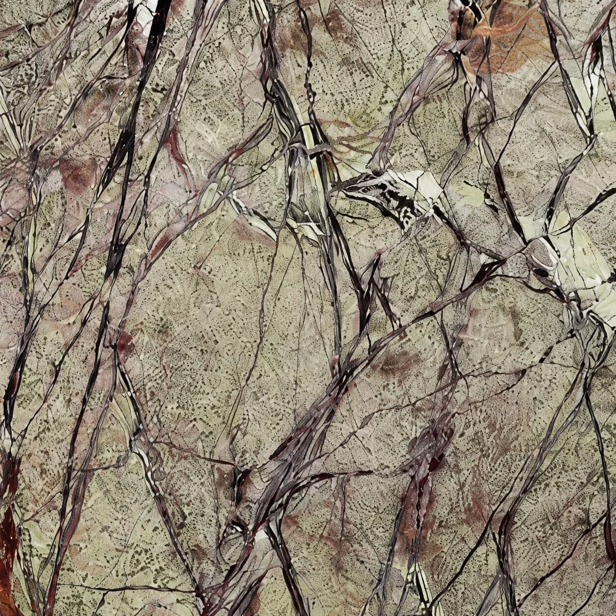 Natural stone veining close up