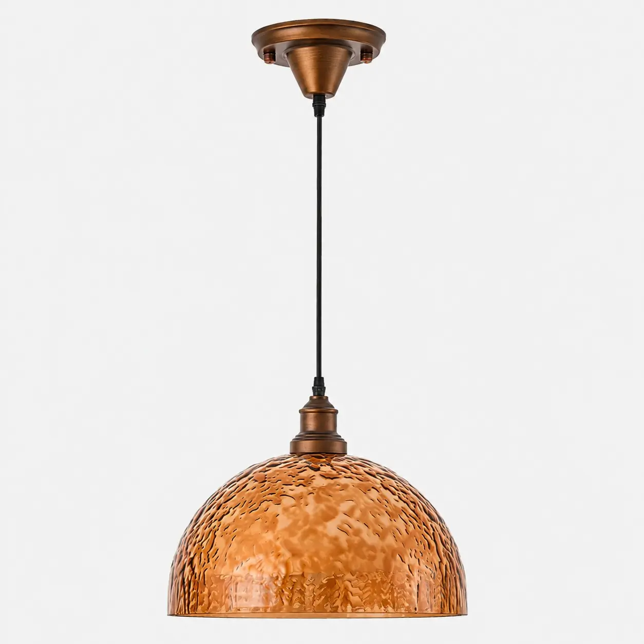 Bursztynowa lampa wisząca z akrylu z regulowanym przewodem