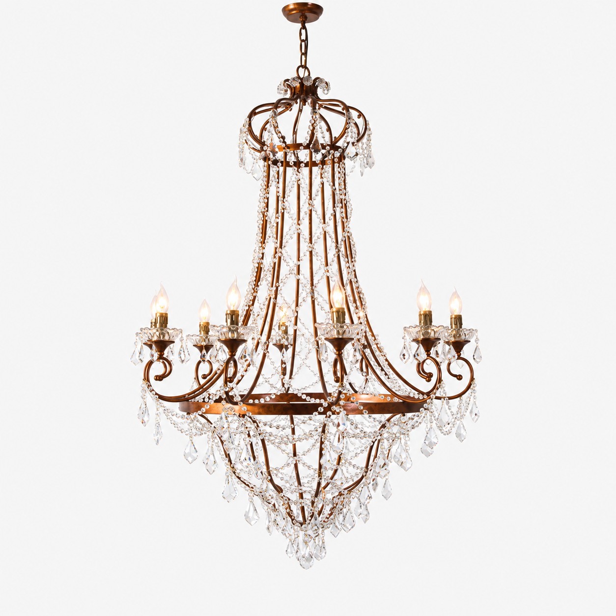 Lustre de 10 luzes