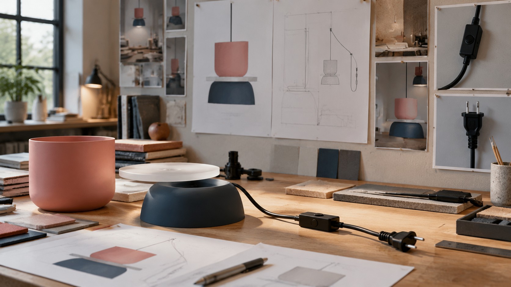 Macri pendant design inspiration and color palette