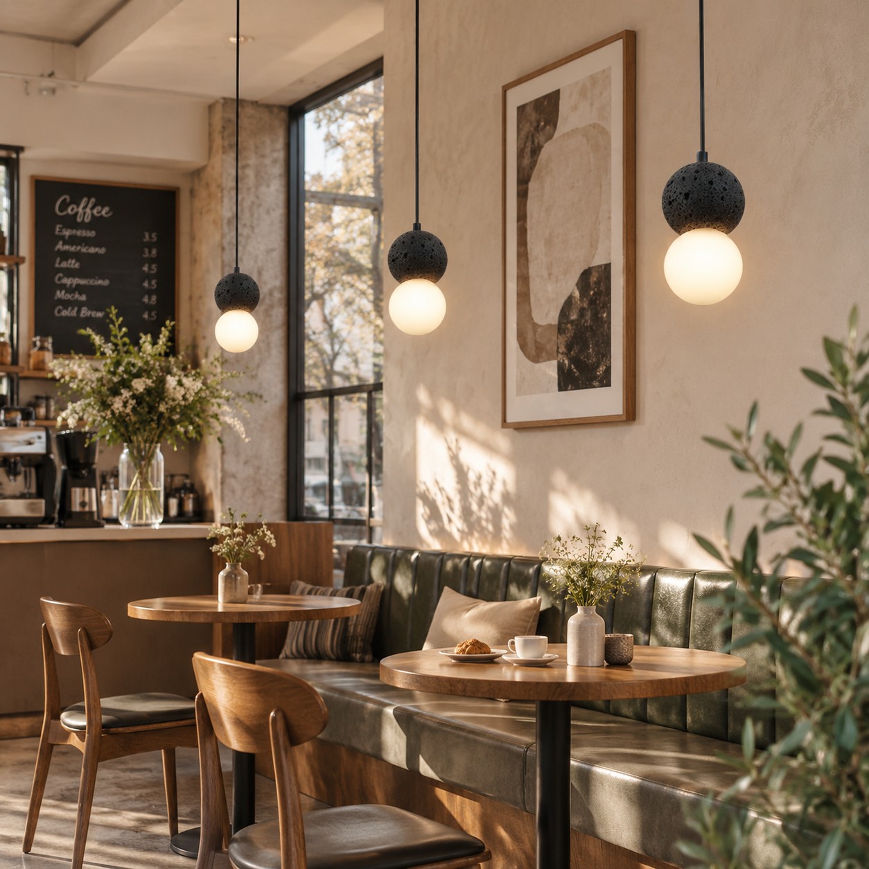 Escena de la cafetería