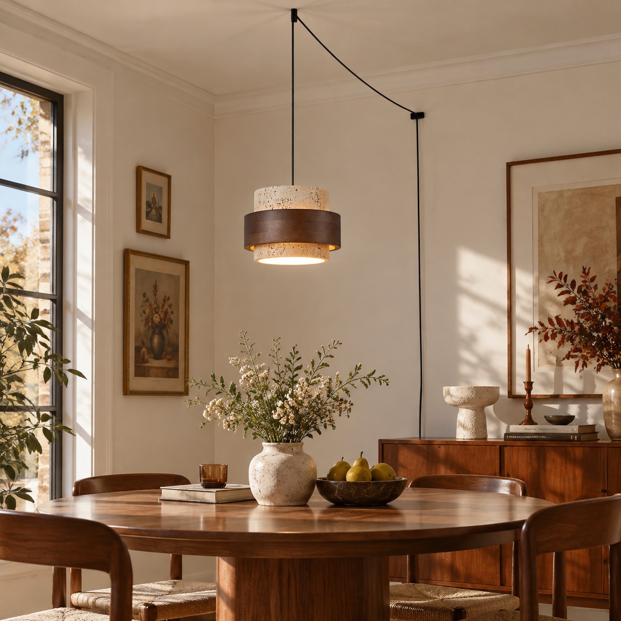 Sala da pranzo luminosa