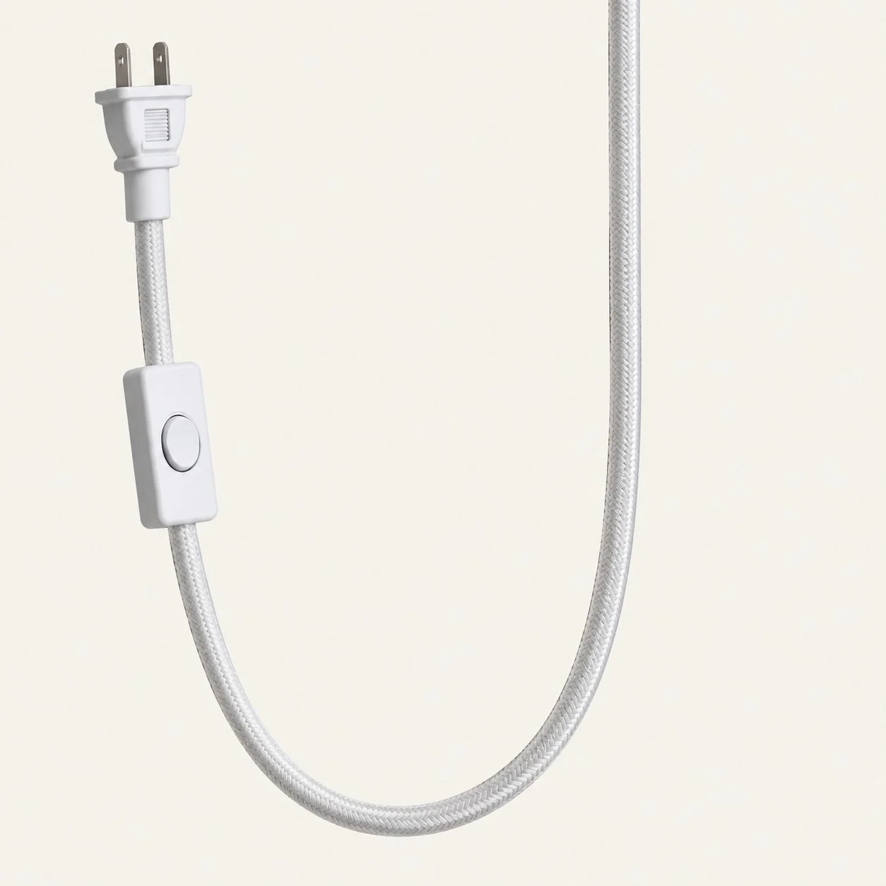 Braided plug-in cord