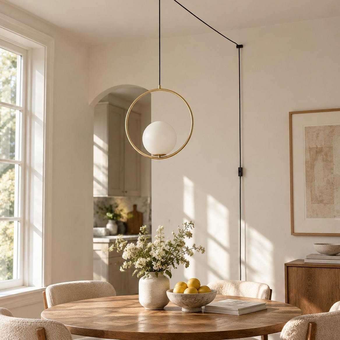 Over the table