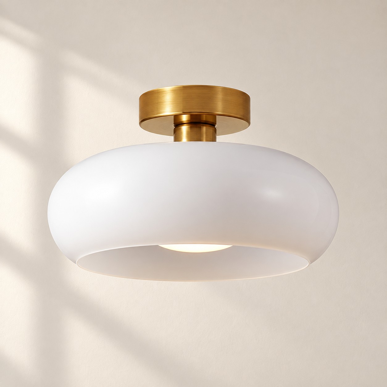Bauvia Brass + White finish, 28 cm / 11&Prime; &middot; Style B