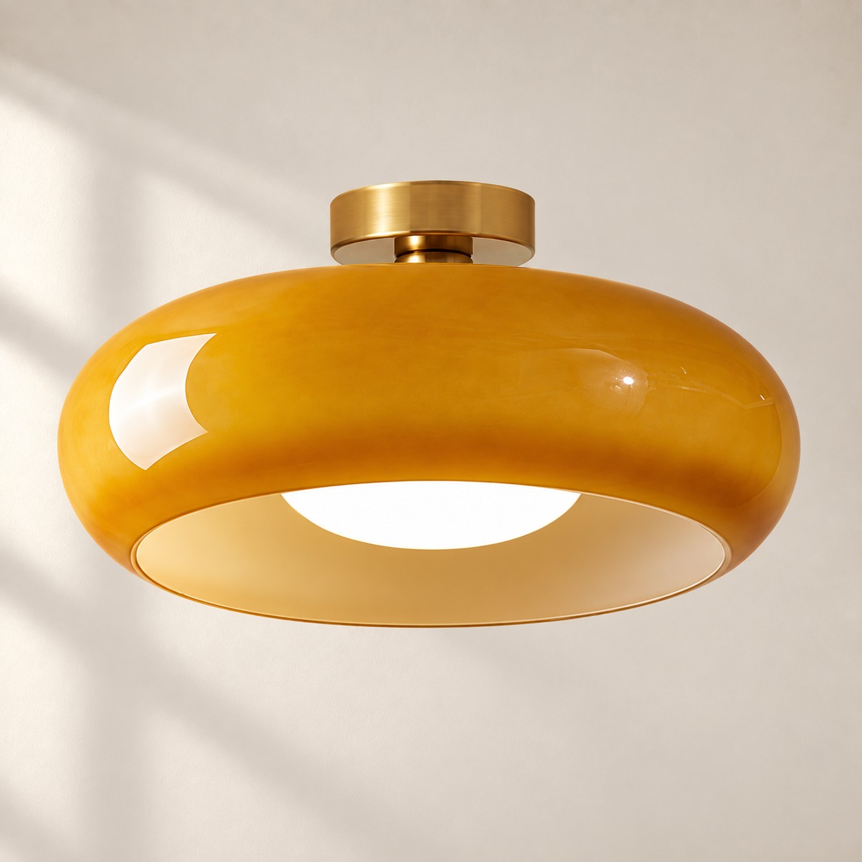 Bauvia Brass + Orange finish, 40 cm / 15.7&Prime; &middot; Style B