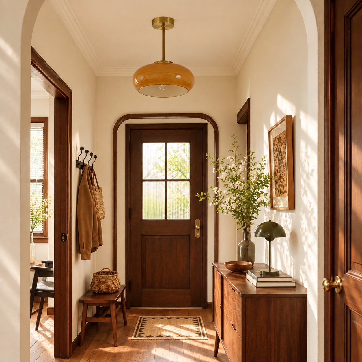 ENTRYWAY with lamp off