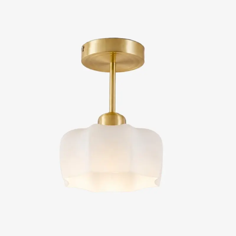 Lampa sufitowa mosiężna w stylu B